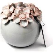 Villa Pottery  Grijze bloemenvaas Jolie - 14x14x16