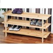 FSC® Dennenhouten Schoenenrek - 3 Verdiepingen - Voor 9 Paar Schoenen ...