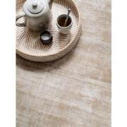 MUST Living Carpet La Belle round small,Ø150 cm, beige, 100% viscose