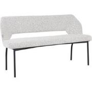 MUST Living Bench Bloom 150,86x150x57 cm, bouclé light grey