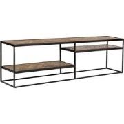 Furntastik Revello Tv Unit, Brown Cuban, bruin