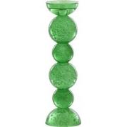 Light&living Kaarsenhouder Ø9,5x34 cm ITINGA glas bubbel groen