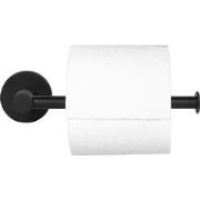 QUVIO Toiletrolhouder metaal - zwart