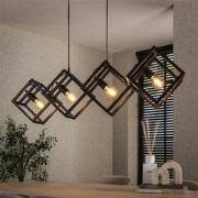 Hoyz Collection - Hanglamp 4L Kubus - Charcoal