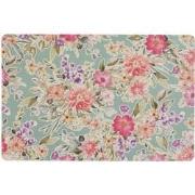 Unique Living - Placemat Flowers - 43,5x285cm - Surf Blue