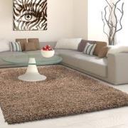 Tapijtenloods Basic Shaggy vloerkleed Caramel Hoogpolig- 80x150 CM