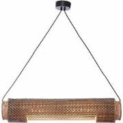 Hanglamp Bhutan - Bamboe/Zwart - 85x15x15cm