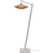 Vloerlamp Iguazu - Bamboe Wit/Jute - 62x40x150cm