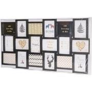Decopatent - XL Fotolijst Collage voor 18 Foto's van (13x18 & 18x13 Cm...