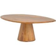 Salontafel 120, geometrisch, Ginger