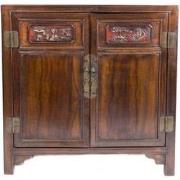 Fine Asianliving Antieke Chinese Kast Lades Handgesneden B77xD51xH77cm