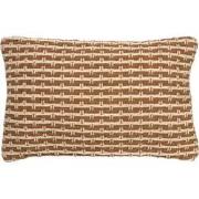 Dutch Decor DANA - Sierkussen van katoen Tobacco Brown 40x60 cm - brui...