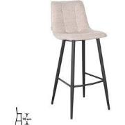 LABEL51 Barkruk Jelt - Naturel - Boucle - Hoog