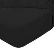 Nightsrest VP Dubbel Jersey Topper Hoeslaken - Zwart Maat: 160/180x200...