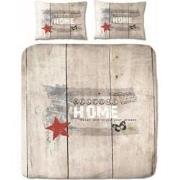 The Cotton Collection - Dekbedovertrek - Welcome Home - 200x200/220+2*...