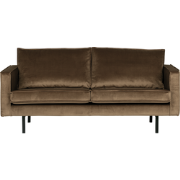 BePureHome Rodeo 2,5-Zitsbank - Velvet - Taupe - 85x190x86