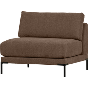 vtwonen Couple Loveseat Element - Polyester - Chocolade Bruin - 89x100...