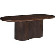 Livingfurn - Eetkamertafel Sevilla Brown 250cm - Mangohout