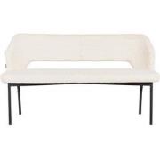 MUST Living Bench Bloom 150,86x150x57 cm, bouclé natural