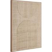 MUST Living Wall panel Japanese Garden large,127x102x4 cm, natural wov...