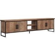 DTP Home TV stand Beam No.2 large, 4 doors, 2 open racks,55x220x40 cm,...
