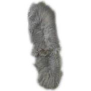 PTMD Kleed Schapenvacht Furry - 180x60x4 cm - Polyetheen - Grijs