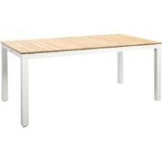 Arashi dining table 169x90 cm aluminium salix/teak