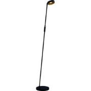 AKO LED 12,5W vloerlamp zwart / goud