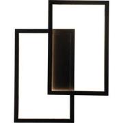 NORI LED 42W 3000K zwart 435x335x60 dimbaar