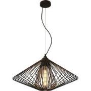 DAXOS 1x E27 pendel zwart Ã˜60cm