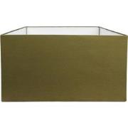 HSM Collection -Vierkante lampenkap voor Vloerlamp Nature - olijfgroen...