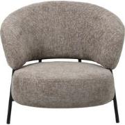 Fauteuil Stof Taupe - Excl. Armleuning - 85x85x70cm - Jennie