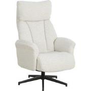 Relaxfauteuil Jonas Off-White - Giga Meubel