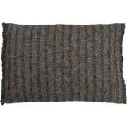 J-Line - Kussen Etnic Rechthoek Katoen Blauw/beige - 60x40x4cm