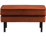 BePureHome Rodeo Hocker - Velvet - Roest - 45x84x54