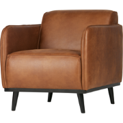 BePureHome Statement Fauteuil - Polyester - Cognac - 77x72x93