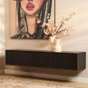 Starfurn Zwevend tv meubel Madison Black | 160 cm