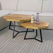 Salontafel Set Figure 70x70x40 cm