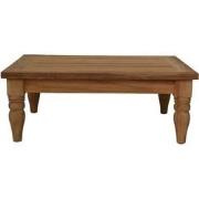 HSM Collection-Vierkante Tuinsalontafel Bahama-80x80x30-Naturel-Teak