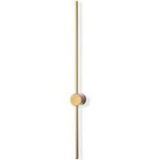 Design wandlamp van goudkleurig metaal L91 cm - SWORD