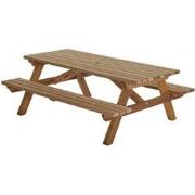 Picknicktafel hardhout 200cm