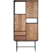 DTP Home Bookcase Metropole high, 3 doors, 2 drawers, 2 open racks,210...