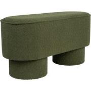 Housecraft Living Marcos Bankje Bouclé Groen