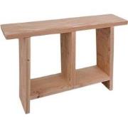 Wood4you - Houten bankje met tussenplank - 70Bx49Hx18D - sloophout - B...