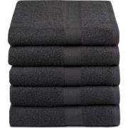 Handdoeken Antraciet (5 stuks)