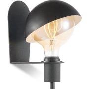 Home sweet home wandlamp Dyna - zwart