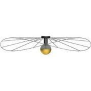 Minimalistische Plafondlamp Holm Zwart