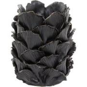 Windlicht Tapanui - Zwart Hout - Ø14cm