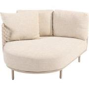 4 Seasons Outdoor Sardinia chaise longue - latte