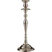 J-Line - Kandelaar Klassiek Aluminium Zilver Large - 16x16x45cm